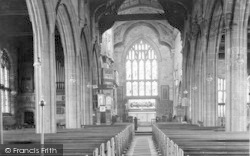 St Peter & St Paul Parish Church, Interior c.1958, Ormskirk