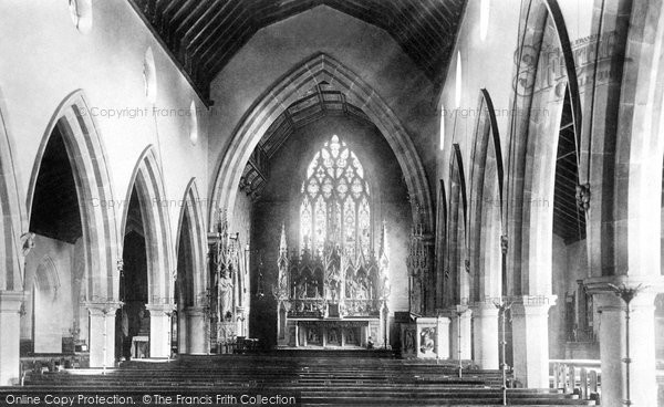 Photo of Ormskirk, The Catholic Church Interior 1895
