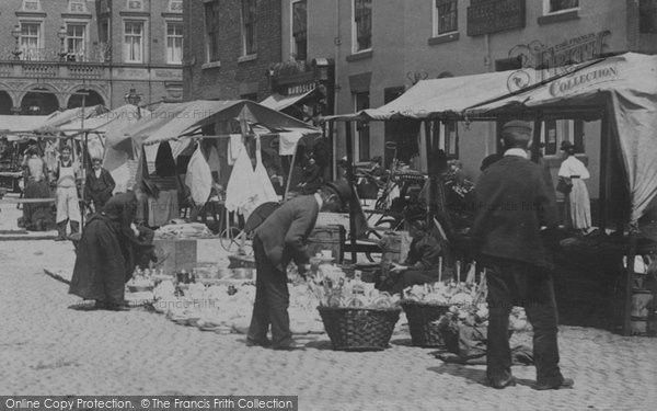 Photo of Ormskirk, The Market 1894