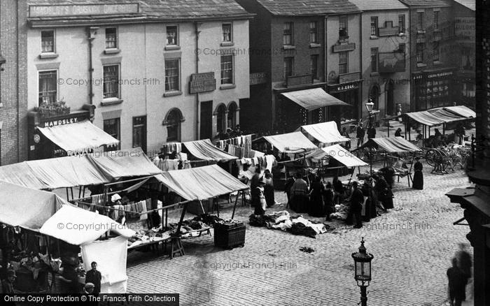 Photo of Ormskirk, The Market 1895