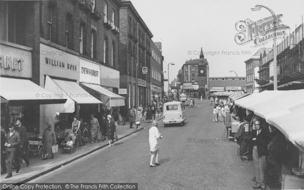 Photo of Ormskirk, The Market And Clock Tower c.1965