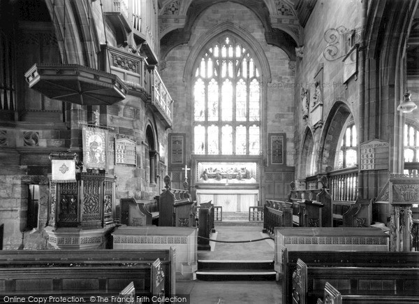 Photo of Ormskirk, The Parish Church, Chancel c.1958