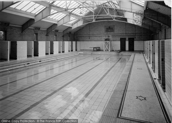 Photo of Ormskirk, The Swimming Bath, Edge Hill College c.1955