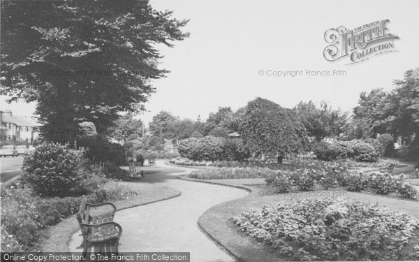 Photo of Ormskirk, Victoria Park c.1965