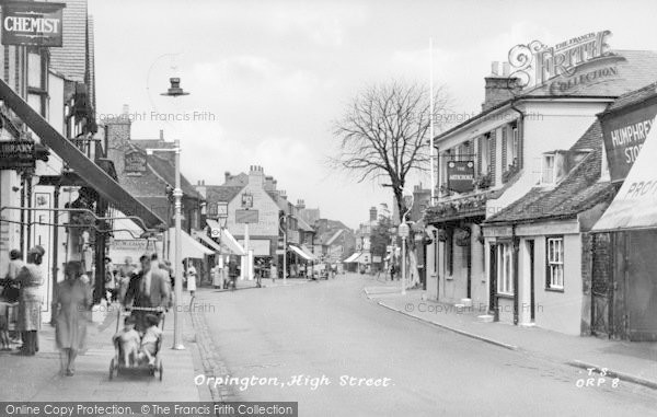 Photo of Orpington, High Street c.1950