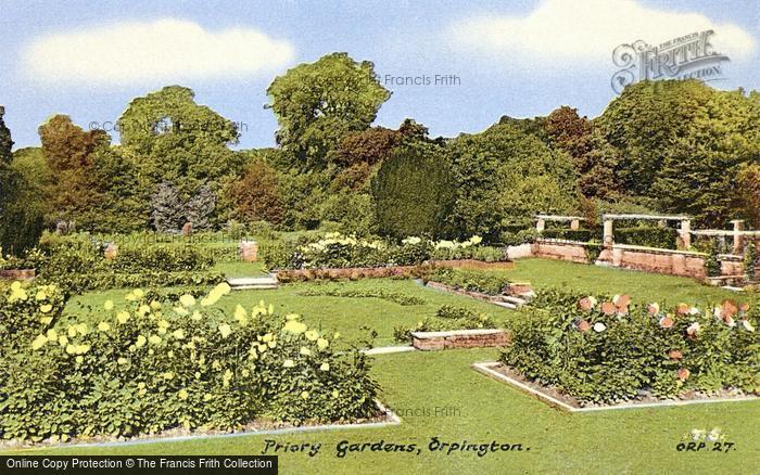 Photo of Orpington, Priory Gardens c.1955