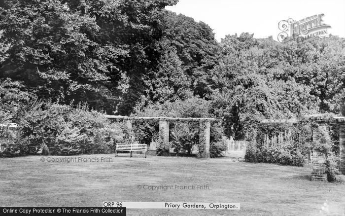 Photo of Orpington, Priory Gardens c.1960