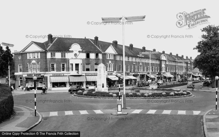 Photo of Orpington, The War Memorial And High Street c.1960