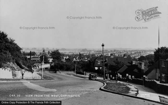 Photo of Orpington, View From The West c.1955