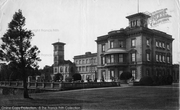 Photo of Osborne House, From North East c.1883