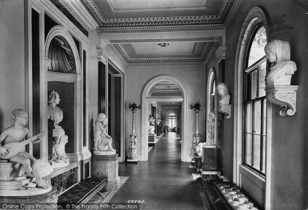 Photo of Osborne House, Marble Corridor 1908