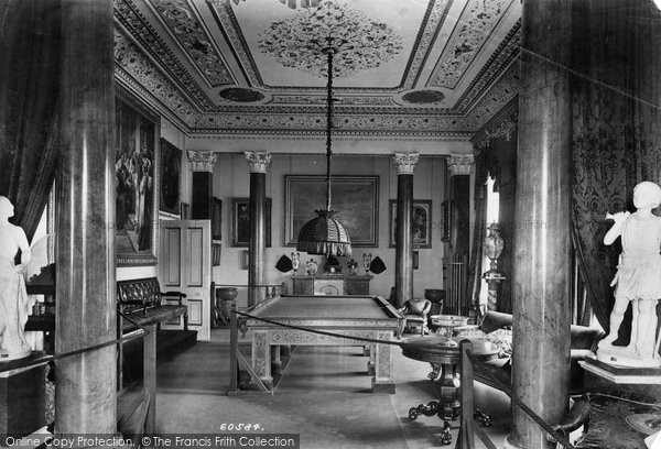 Photo of Osborne House, State Apartment Billiard Room 1908