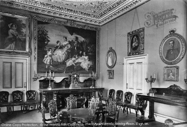 Photo of Osborne House, State Apartment Dining Room 1908