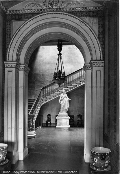 Photo of Osborne House, State Apartments Staircase, Victoria Regina 1908
