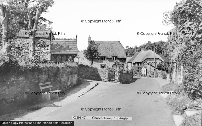 Photo of Osmington, Church Lane c.1960