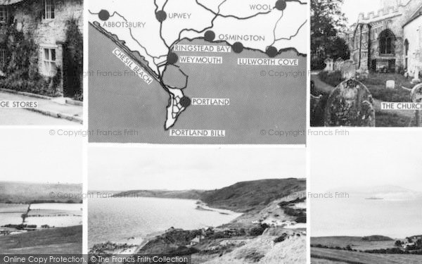 Photo of Osmington, Composite c.1955