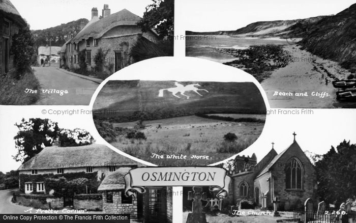 Photo of Osmington, Composite c.1955