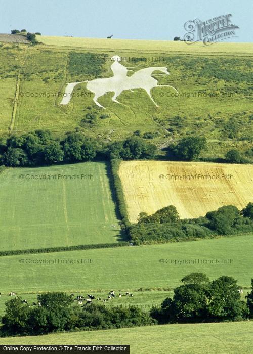 Photo of Osmington, George III White Horse c.1995