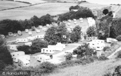 Ranch House Caravan Park c.1960, Osmington Mills
