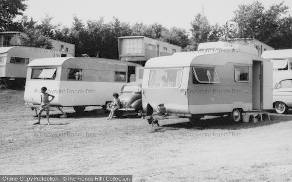 Photo of Osmington Mills, Ranch House Caravan Park, Children c.1965