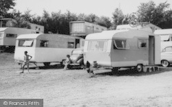 Ranch House Caravan Park, Children c.1965, Osmington Mills