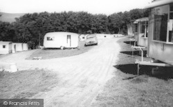 The Kingfisher Site, Ranch House Caravan Park c.1965, Osmington Mills