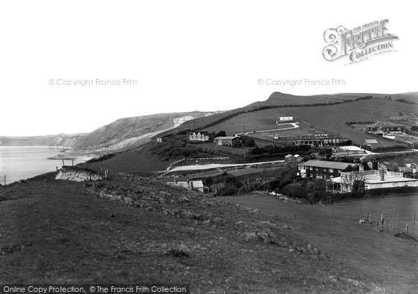 Photo of Osmington Mills, View From The Cliffs c.1950