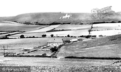 The King George III White Horse c.1960, Osmington