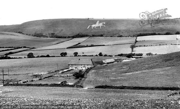 Photo of Osmington, White Horse c.1960