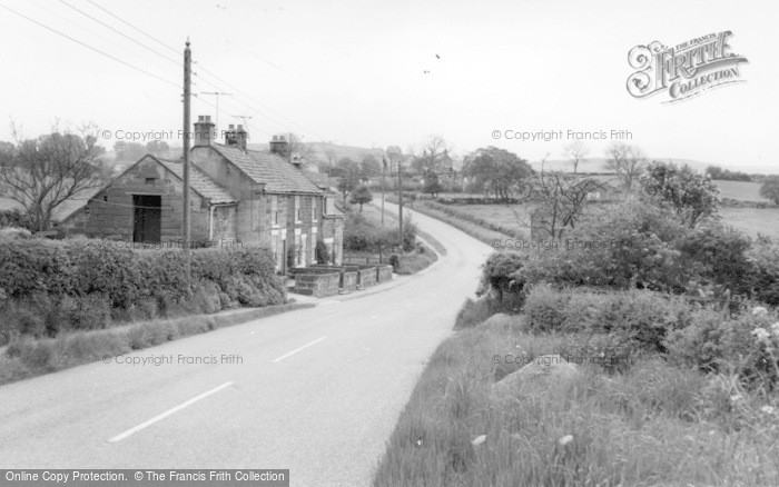 Photo of Osmotherley, Belle Vue Cottages, Approaching From The West c.1965