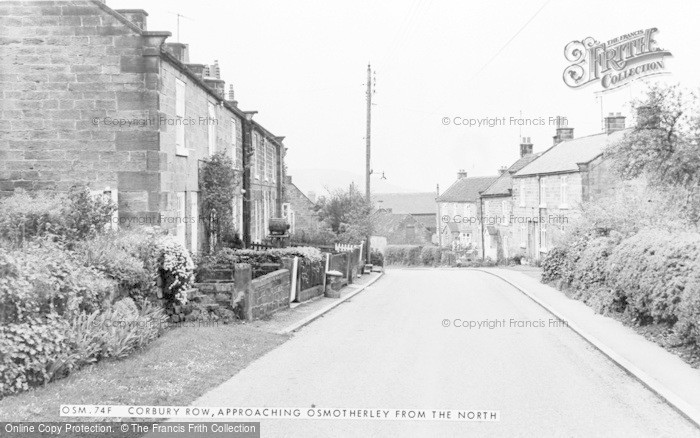Photo of Osmotherley, Corbury Row, Approaching From The North c.1965