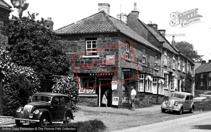Photo of Osmotherley, High Street, W & V Soppet's Grocery Stores c.1955