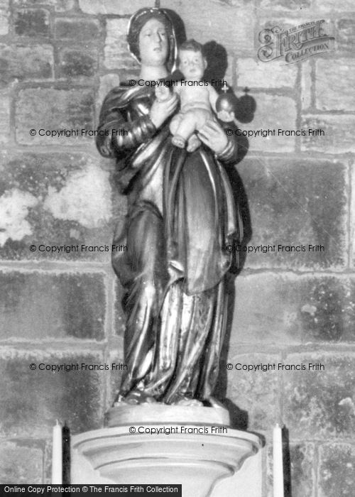 Photo of Osmotherley, Statue Of Our Lady, Lady Chapel, Mount Grace c.1965