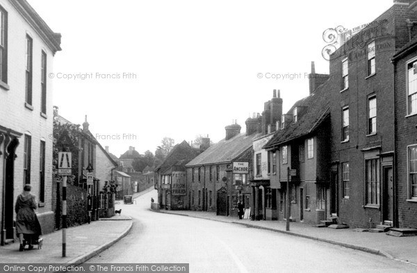 Photo of Ospringe, The Street c.1955