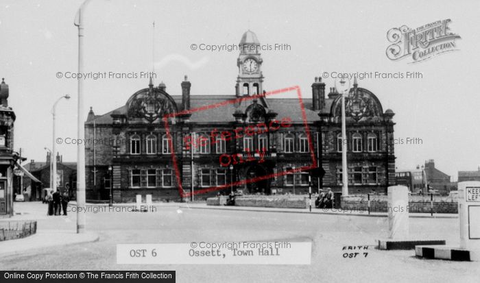 Photo of Ossett, The Town Hall c.1955
