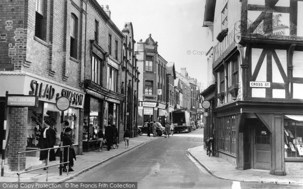 Photo of Oswestry, Bailey Street 1957