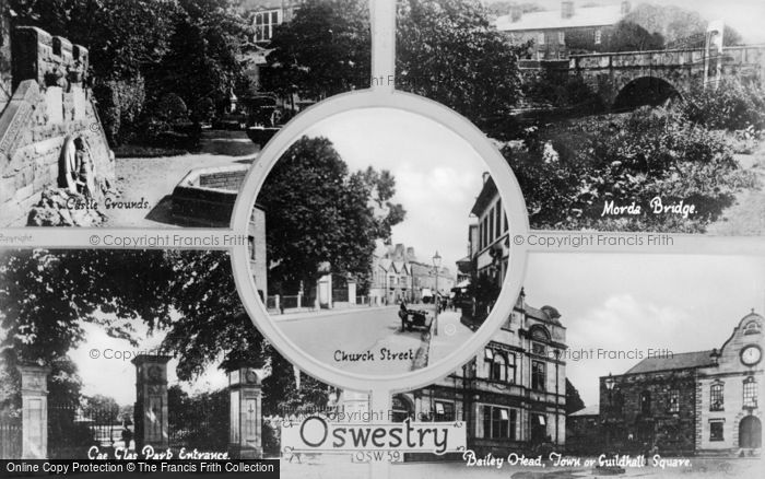 Photo of Oswestry, Composite c.1955