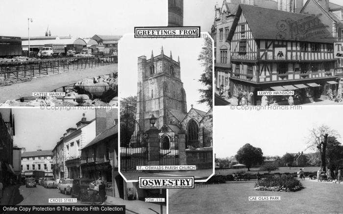Photo of Oswestry, Composite c.1965