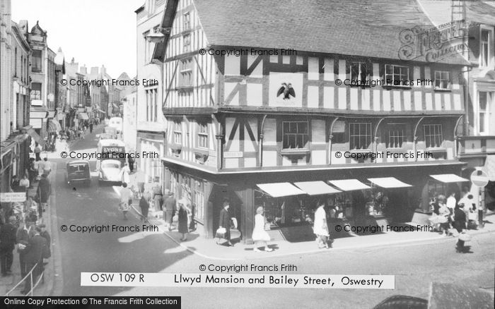 Photo of Oswestry, Llwyd Mansion 1962