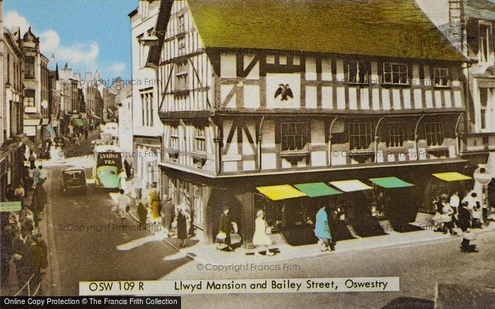 Photo of Oswestry, Llwyd Mansion 1962