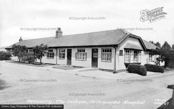 Photo of Oswestry, Orthopaedic Hospital, Canteen c.1955