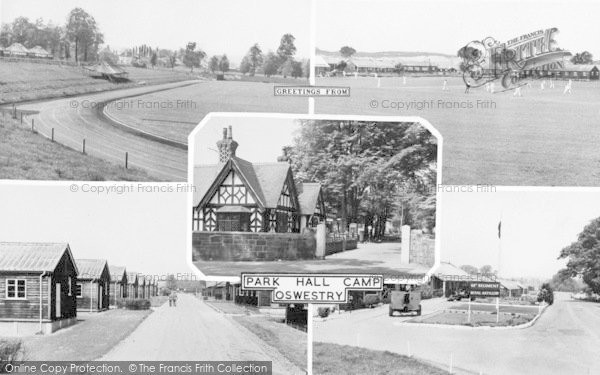 Photo of Oswestry, Park Hall Camp Composite c.1960