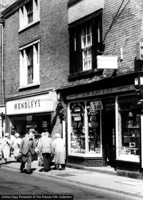 Photo of Oswestry, Shops On Church Street c.1965