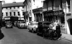 Traffic In Cross Street c.1960, Oswestry