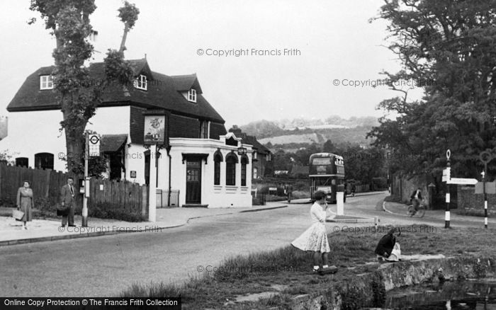 Photo of Otford, High Street And Pond c.1955