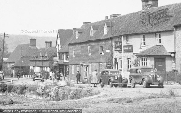 Photo of Otford, Houses By The Pond c.1955 