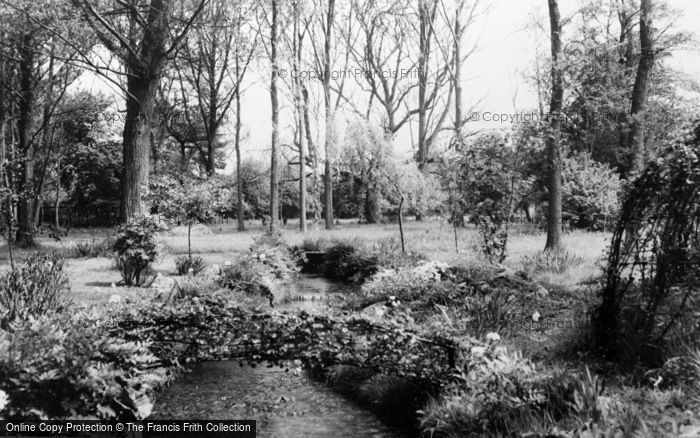 Photo of Otford, Manor, The Water Garden c.1955