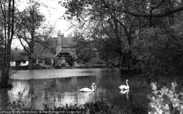 Photo of Otford, The Lake And Manor House c.1955 