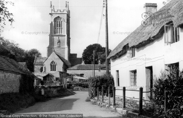 Photo of Othery, the Church c1955