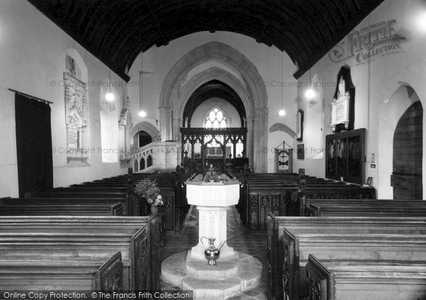 Photo of Othery, The Church, Interior c.1955